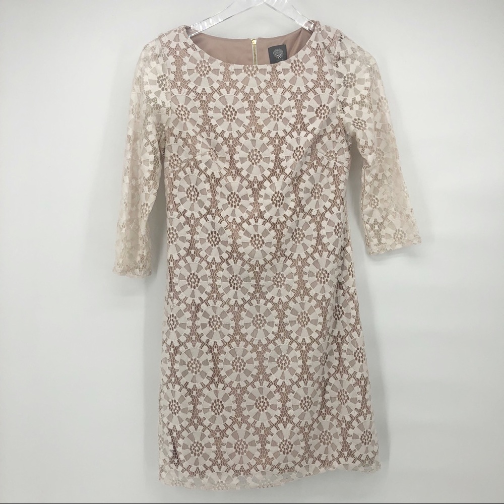 VINCE CAMUTO lace cocktail dress